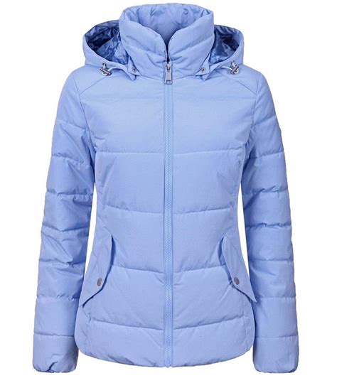 blaue Winterjacken für Damen 